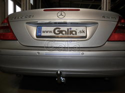 Оцинкованный фаркоп на Mercedes E-Class w211 седан 2002-2009 (без электрики), Galia M104C