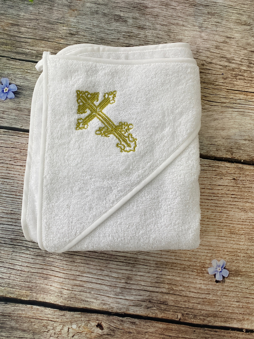 Крестильное полотенце 90*90 с уголком (ИП Людин А.В.)