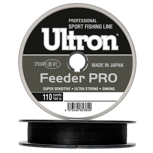 Леска ULTRON Feeder PRO 0,40 мм., 16,0 кг, 100 м, черная