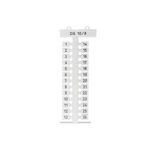 Маркировка клемм  505410  Klemsan  DG 10/8  10x8  260  PLOT PL-A