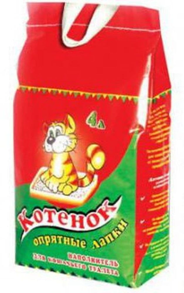 Наполнитель для кошачьего туалета &quot;Котенок опрятные лапки&quot; 3,5л.