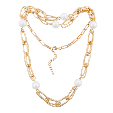 Колье Fiore Luna WHITE PEARL BCN13324-01 GI