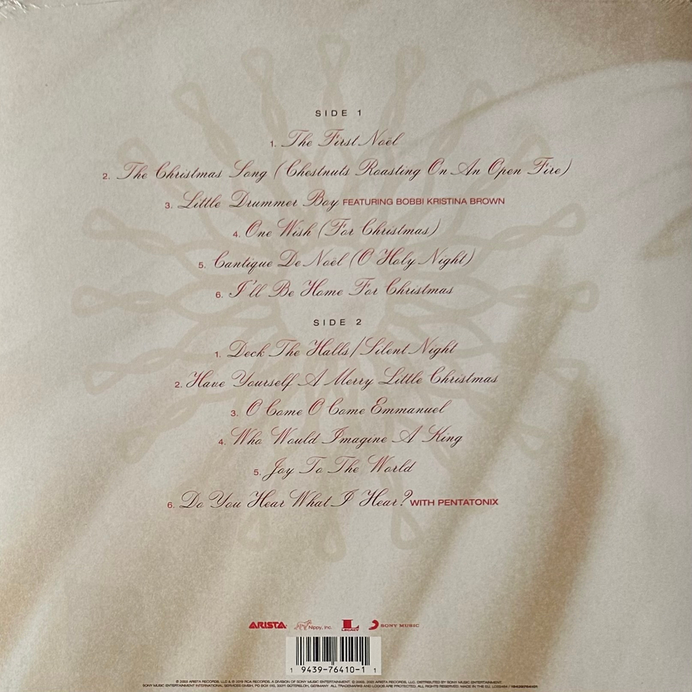 Whitney Houston – One Wish : The Holiday Album (Европа 2021г.)