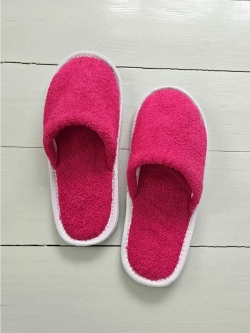 Тапочки махровые Фуксия