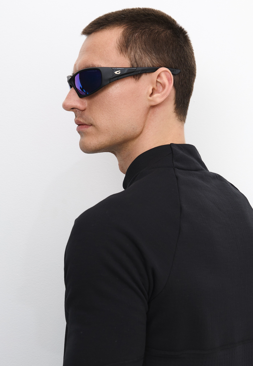 Спортивные очки GOG Samum / Matt Black-Black / Polarized White-Blue Lens