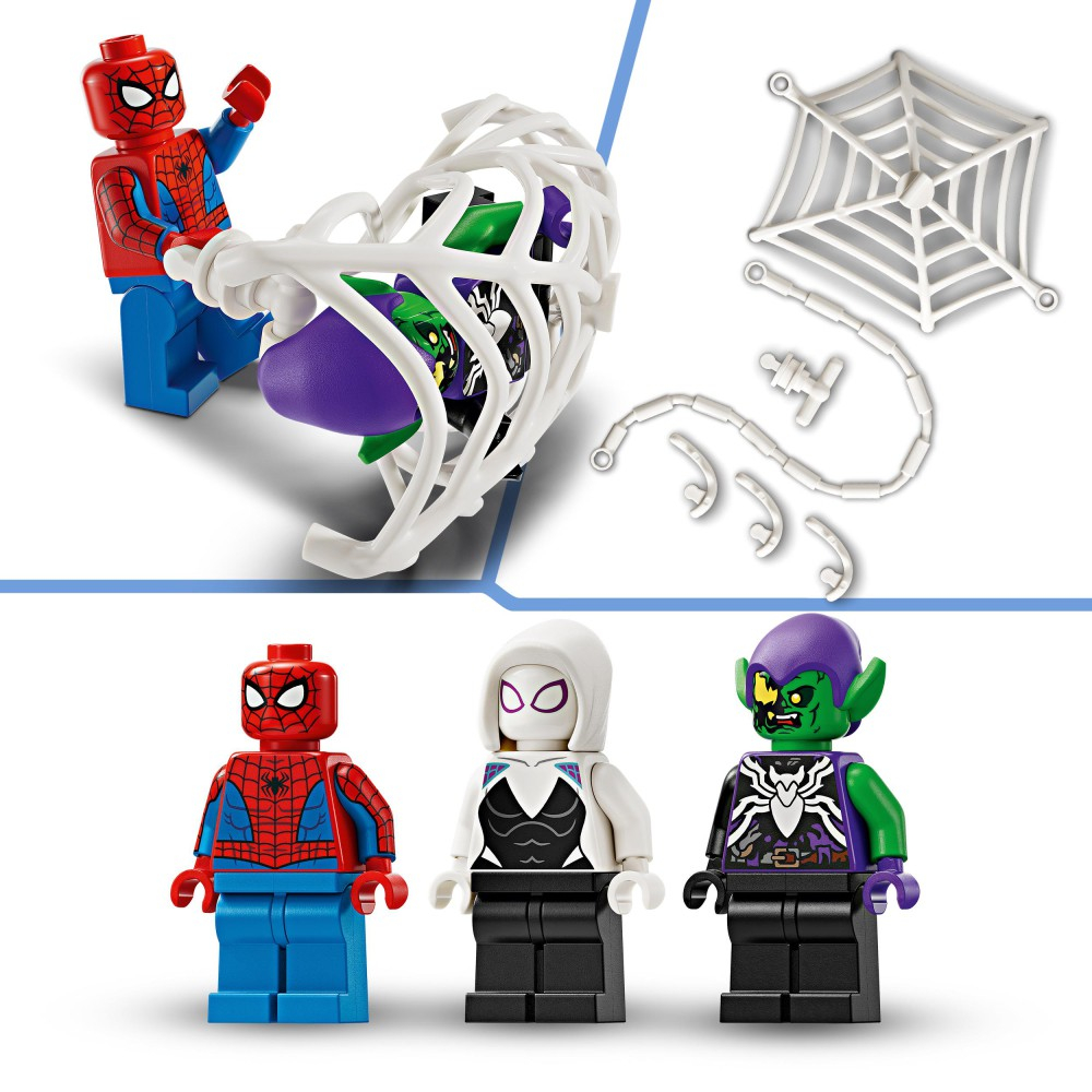 OUTLET LEGO Marvel Super Heroes - Гоночный автомобиль Спайдер-Мэна и Зеленого Гоблина 76279