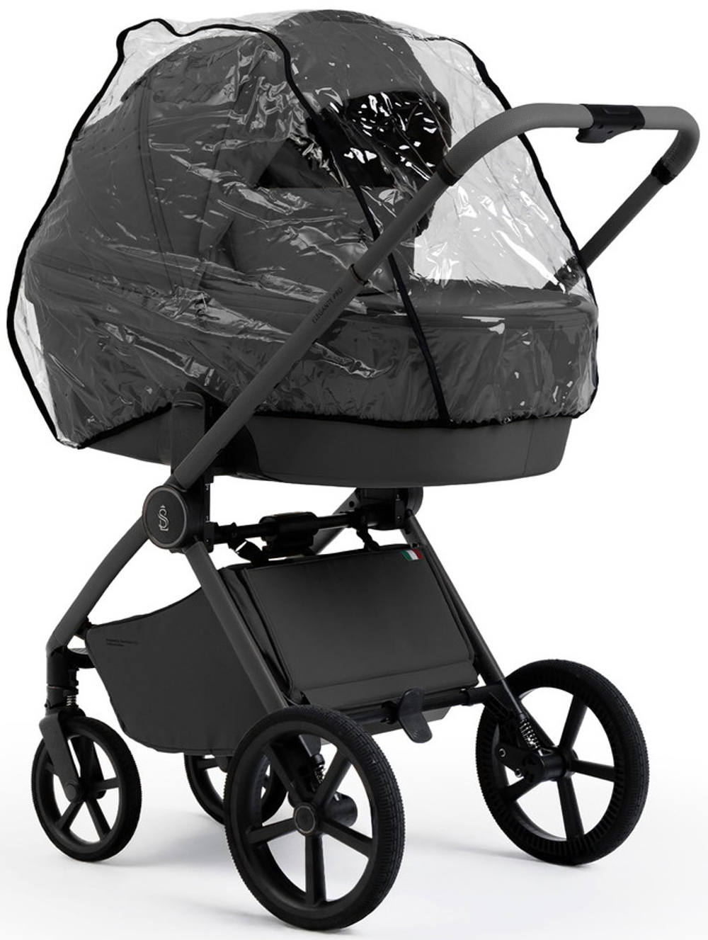Коляска 3 в 1 Sweet Baby SBL Elegante Pro + автокресло Elegante Plus Dark Grey