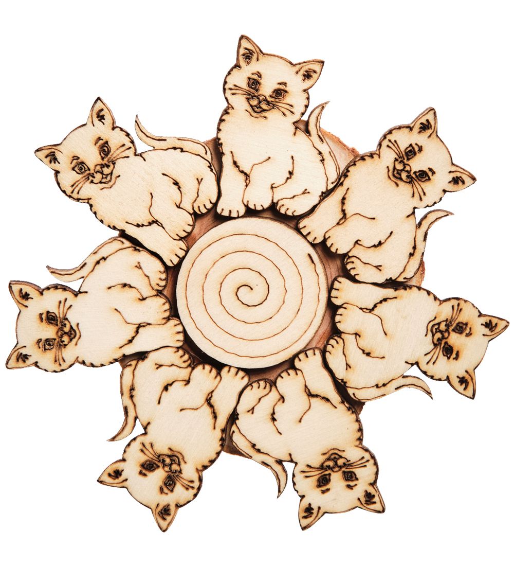 Народные промыслы ДР- 49/10 Подставка под горячее 110х10мм