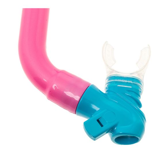Трубка детская Marlin Joy Pink/Aqua для подводного плавания