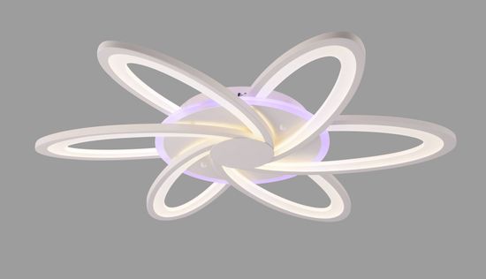 8001/6 WT+RGB (1) Люстра MN #