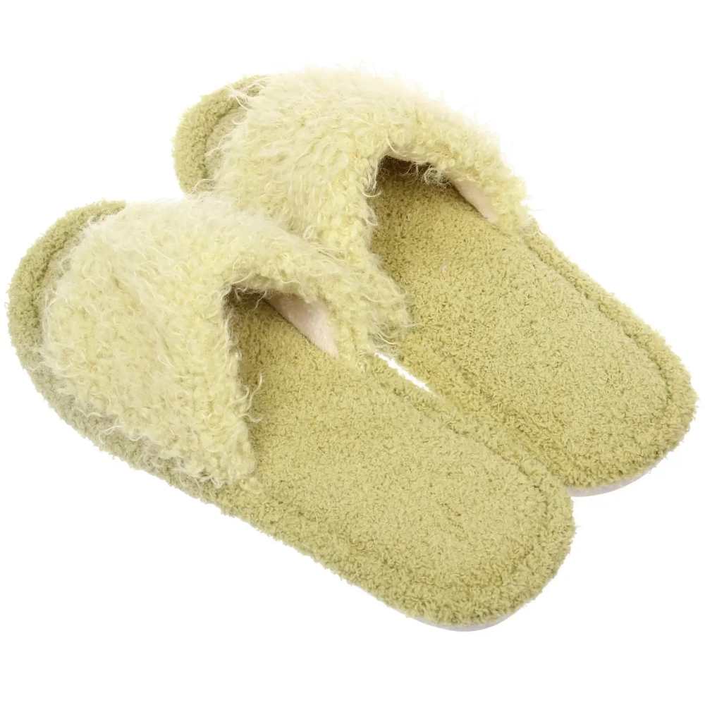 Тапочки женские домашние «COMFORT», цвет зелёный, р-р 36-37