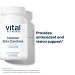 Vital Nutrients, Натуральный бета-каротин, 90 мягких таблеток (7500 мкг RAE в одной капсуле)