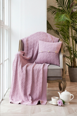 Плед 150х200 Luxberry Lux 39 старая роза 3 Португалия