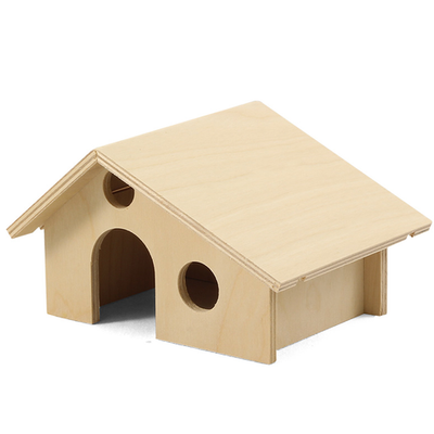 Домик для мелких животных деревянный, 165*130*100мм, gamma