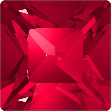 evoli 4428 Square Fancy Stone - Scarlet
