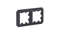 Рамка 2-м AtlasDesign Antique универс. карбон SE ATN101002