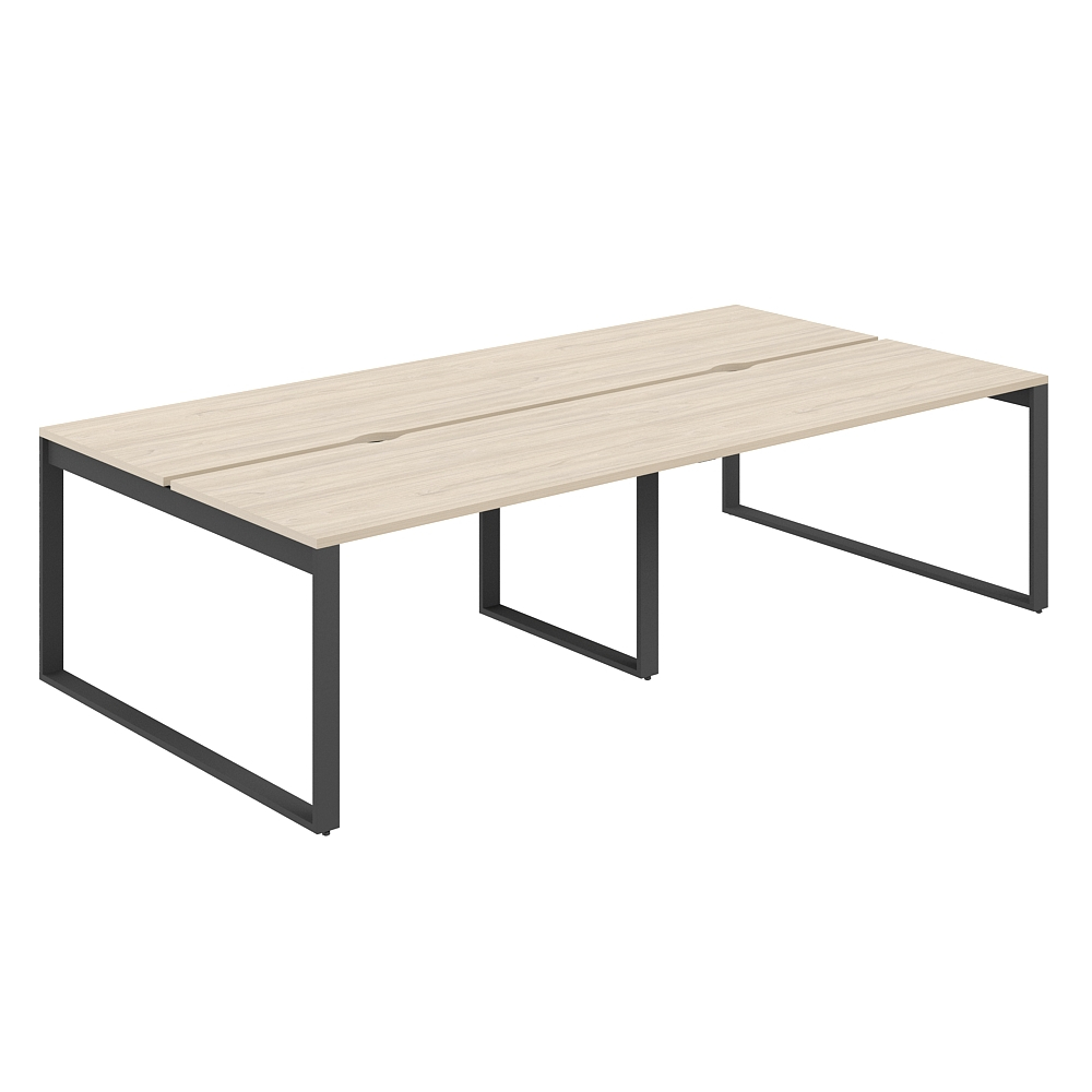 Стол на металлокаркасе AG.141.AR с вырезом ALLEGRO (АЛЛЕГРО)