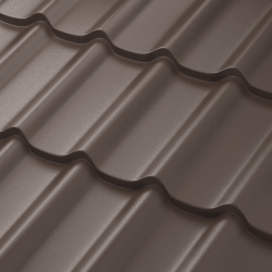 Модульная металлическая черепица AQUASYSTEM СТОКГОЛЬМ, покрытие Rooftop Шелк