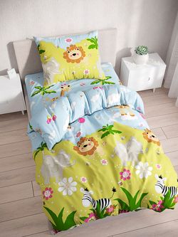 Простынь поплин Сказка "Африка" 150x215 см