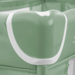 Манеж-кровать "Summer", 2 уровня, москитка, 2 кольца, (Indigo) (зеленый)