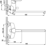 LEMARK Серия MARS. Смеситель универсальный – LM3501C