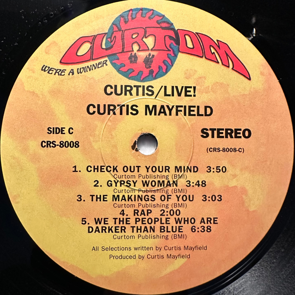 Curtis Mayfield ‎– Curtis / Live! 2LP (США)