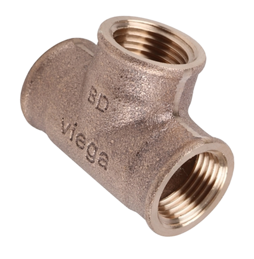 ВГ  Тройник  1/2" г.г.г. (бронза)  (240/10шт)