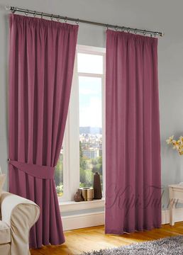 Длинные шторы. Kadife (пыльная роза). Стриженный бархат