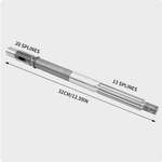 Вал гребной Yamaha 40/50/F30/F40/F45/F50/F60 (63D-45611-00)