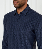 Рубашка P-ROAN-kent-C1-233 BOSS BLACK - темно-синий(50533591)