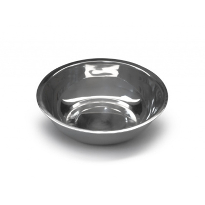 Миска нерж. 16 см (0,6л тонкая нерж) h=5,5см кт548