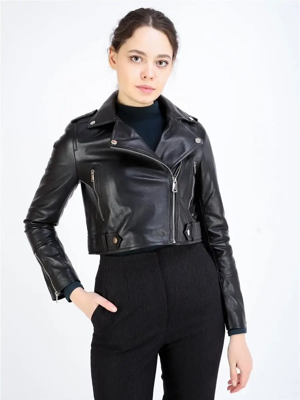 Косуха натуральная кожаная