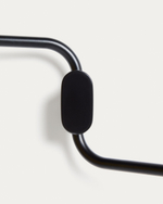 Вешалка для полотенец Arely из черного металла