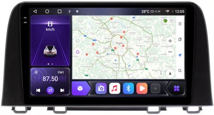 Магнитола для Honda CR-V 2017+ - Carmedia OL-9651 QLed+2K, Android 12, ТОП процессор, CarPlay, SIM-слот