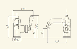 Смеситель для биде Migliore Ermitage 24999 хром