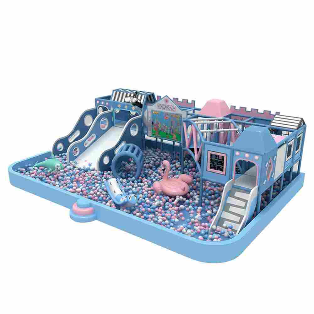 Детский игровой комплекс с сухим бассейном «Сказочный уголок», 12×8×6 м