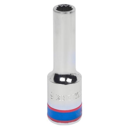 Цена на KING TONY (423009M) Головка торцевая глубокая двенадцатигранная 1/2", 9 мм