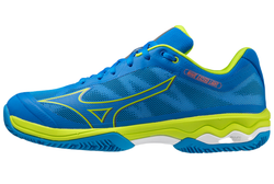 Мужские кроссовки для Падел Mizuno Wave Exceed Light Padel - peace blue/acid lime/white