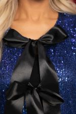 Костюм праздничный Роскошный вечер (черно-синий) К14460-39М LT Collection