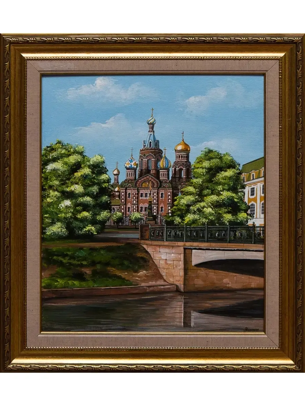 Картина маслом Спас Крымская
