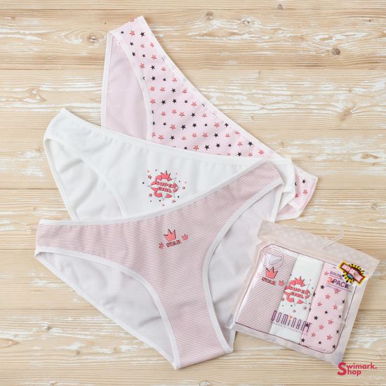 Трусики женские DOMINANT 35000-241, BIKINI, 3 шт. в уп.