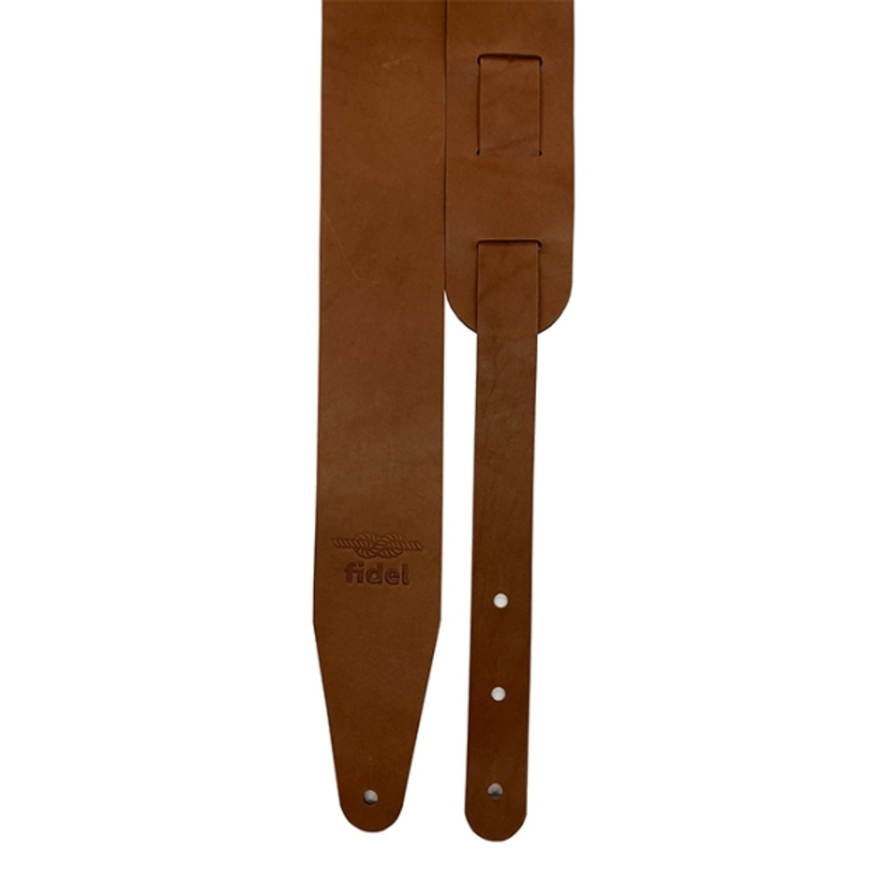 Fidel FL50018L Leather Ремень для гитары, кожаный, орех. Ширина: 60 мм. Цвет: орех.