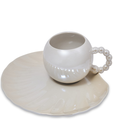 MUG-425/3 Чайная пара «Ракушка»