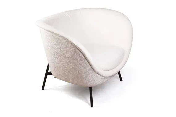 Лаунж-кресло Couture, белое букле