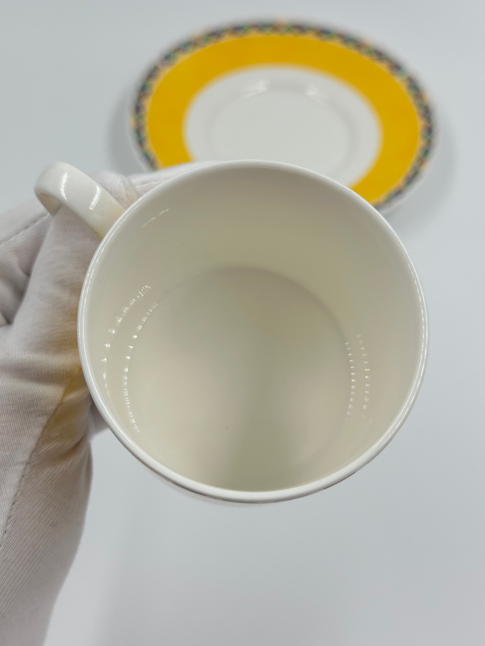 Кофейная пара жёлтая Yves Saint Laurent by Yamaka