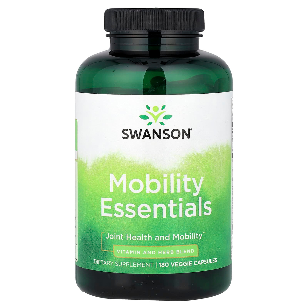 Swanson, Mobility Essentials, 180 растительных капсул
