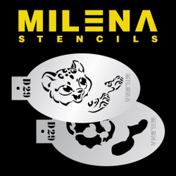 Трафарет Milena D29