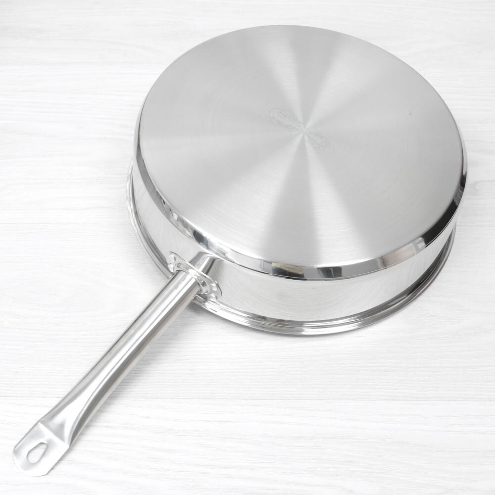 Сковорода 32см Общепит без крышки глубокая, индукция ТРС 3,5мм