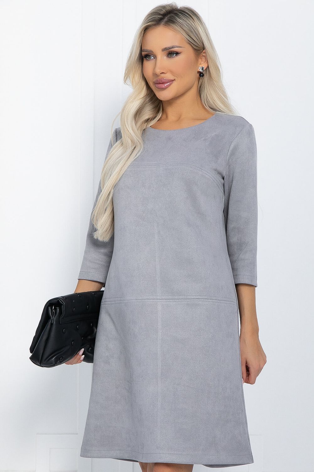 Платье Элегантная простота (серое) П12242-6 LT Collection