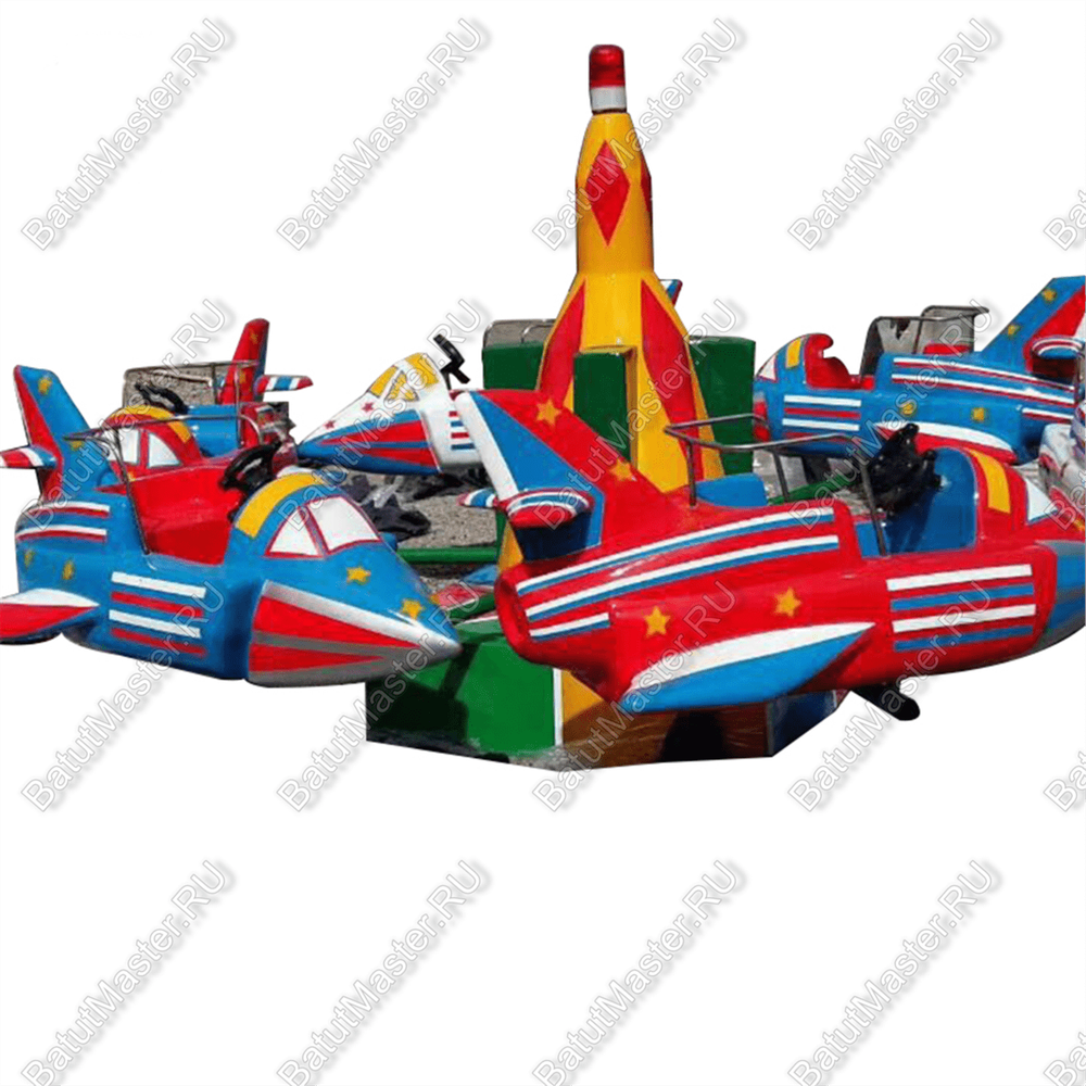 Электрическая Аттракцион карусель «Космический мир», 3,4×3,4×2,2 м